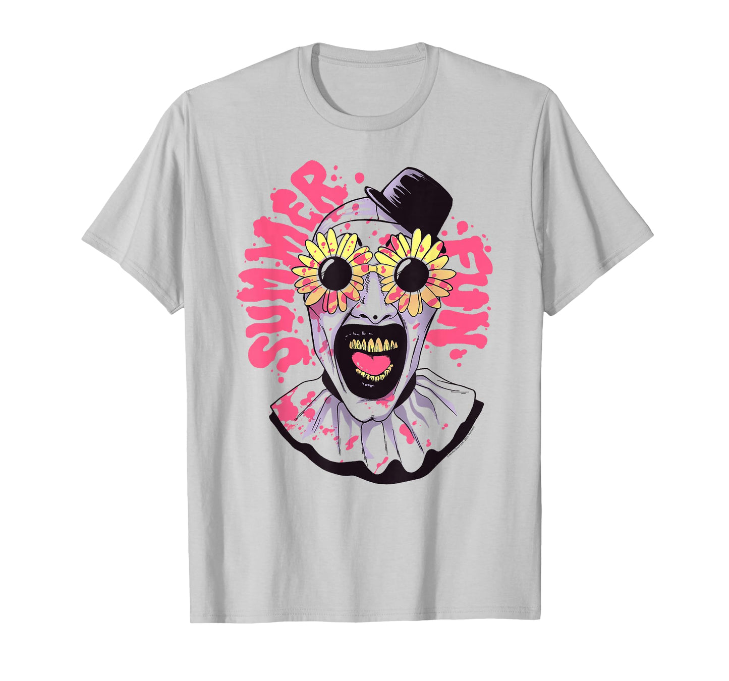 Terrifier Summer Fun Sunglasses Art The Clown Horror Movie T-Shirt