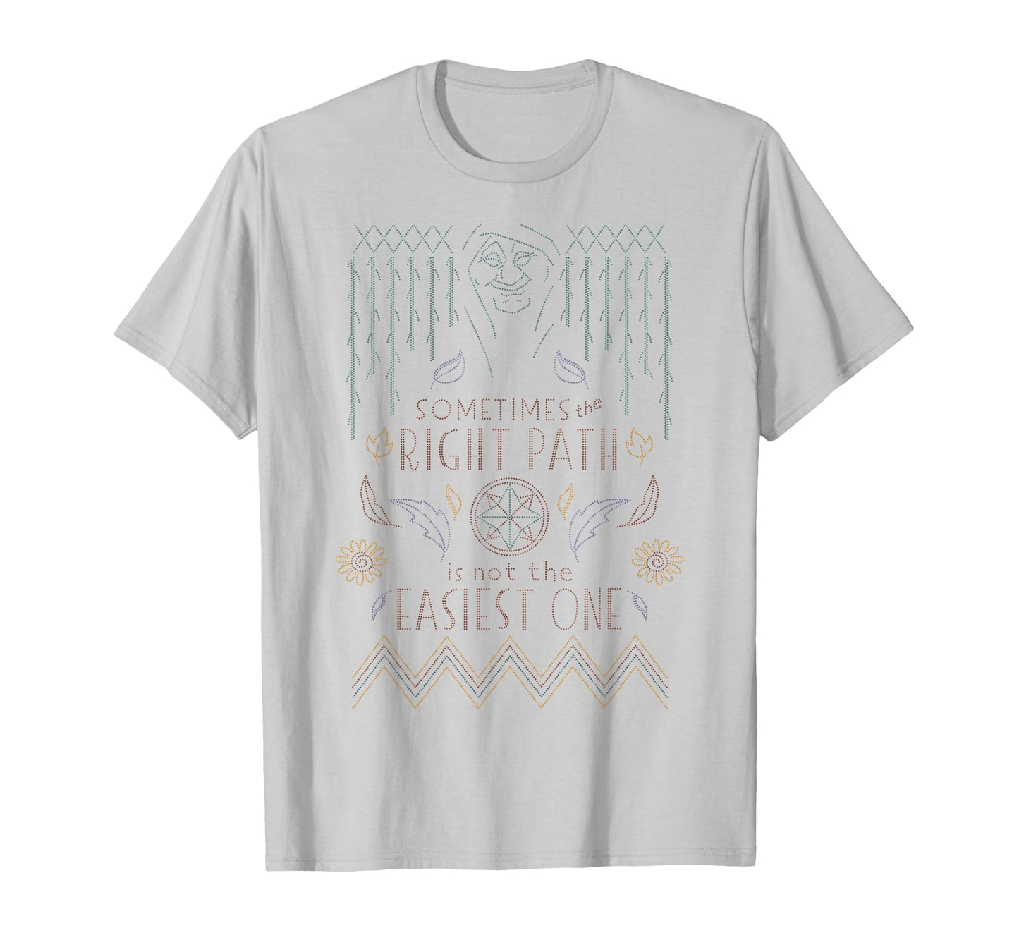 Disney Pocahontas Grandmother Willow Faux Stitch T-Shirt