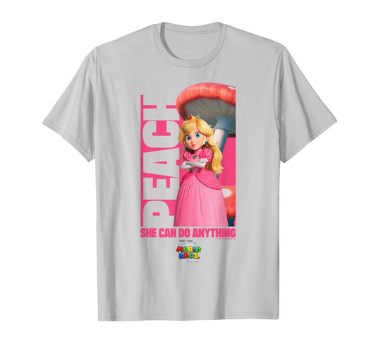 The Super Mario Bros. Movie She Can Do Anything Peach Poster T-Shirt
