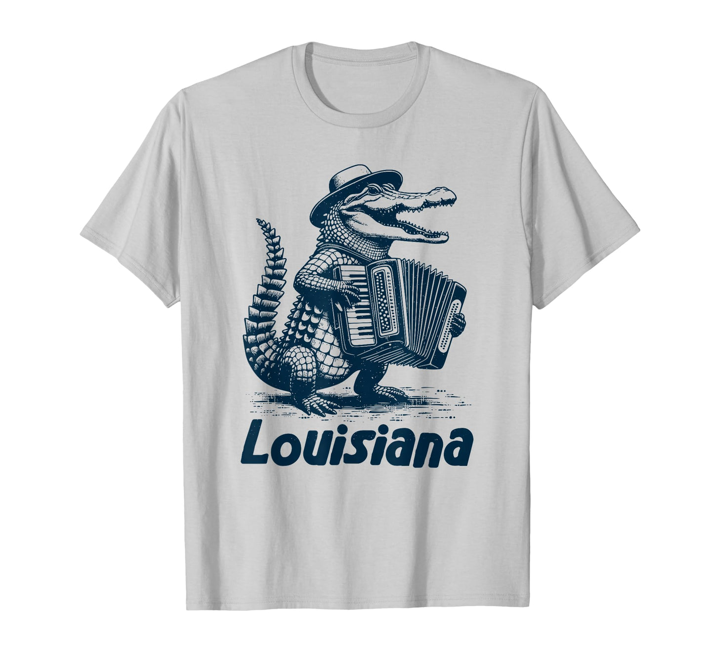 Louisiana Swamp Pop Alligators New Orleans Music T-Shirt