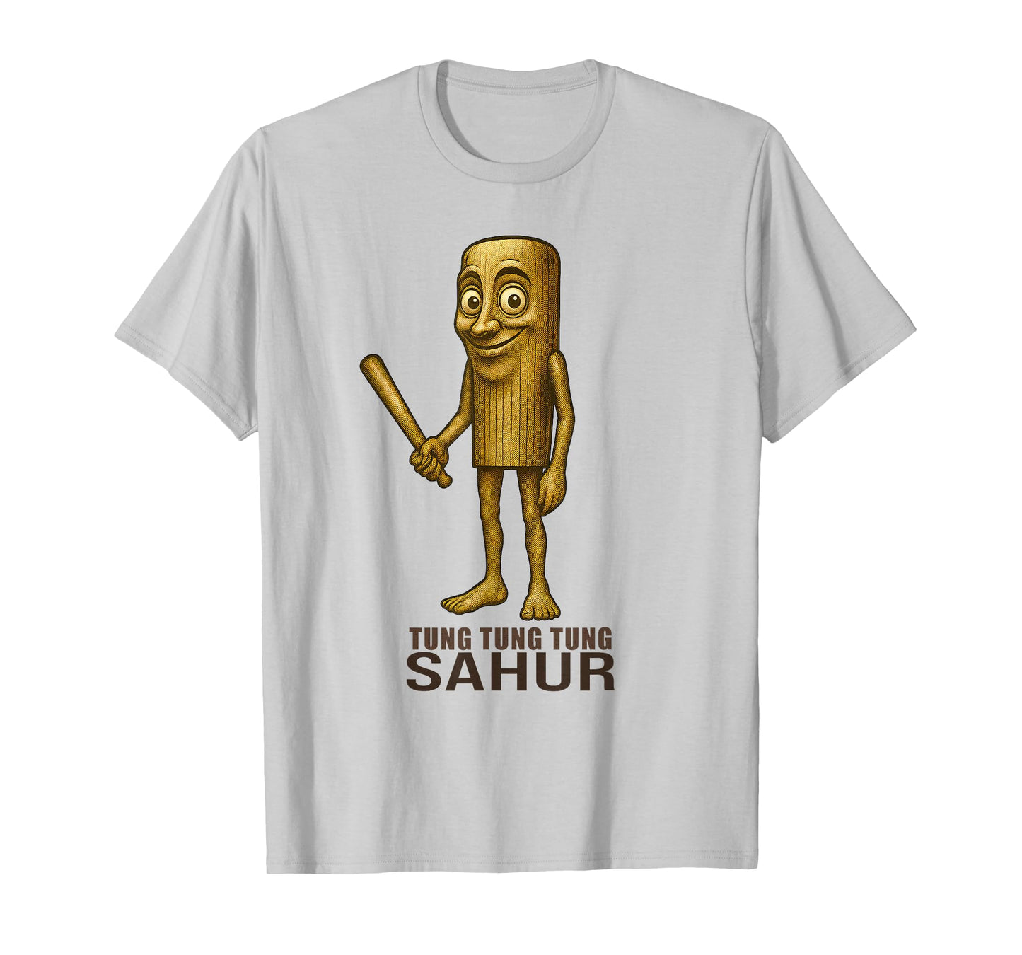 Tung Tung Tung Sahur - Funny Italian Brainrot Kids Meme T-Shirt