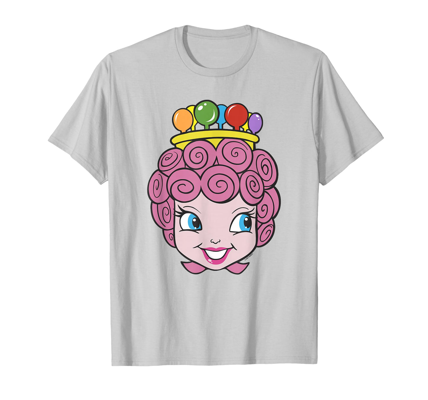 Candy Land Halloween Princess Lolly Big Face Portrait T-Shirt