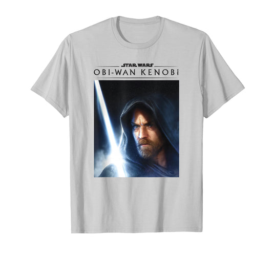 Star Wars: Obi-Wan Kenobi Big Face Lightsaber Poster T-Shirt
