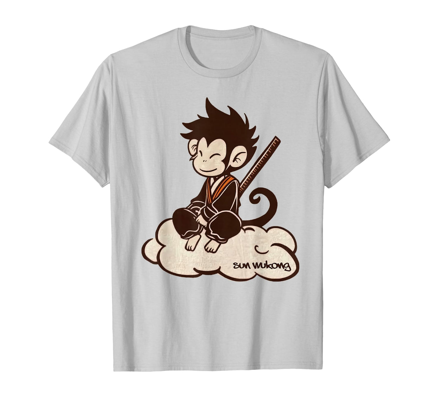 Sun Wukong surfing on a Cloud Monkey King Chinese Legend T-Shirt