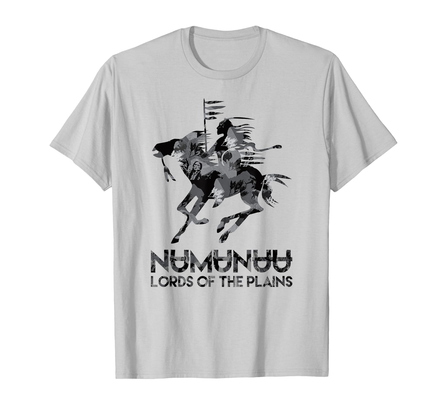 Numunuu Lords of the Plains, Quanah Parker Camo T-Shirt