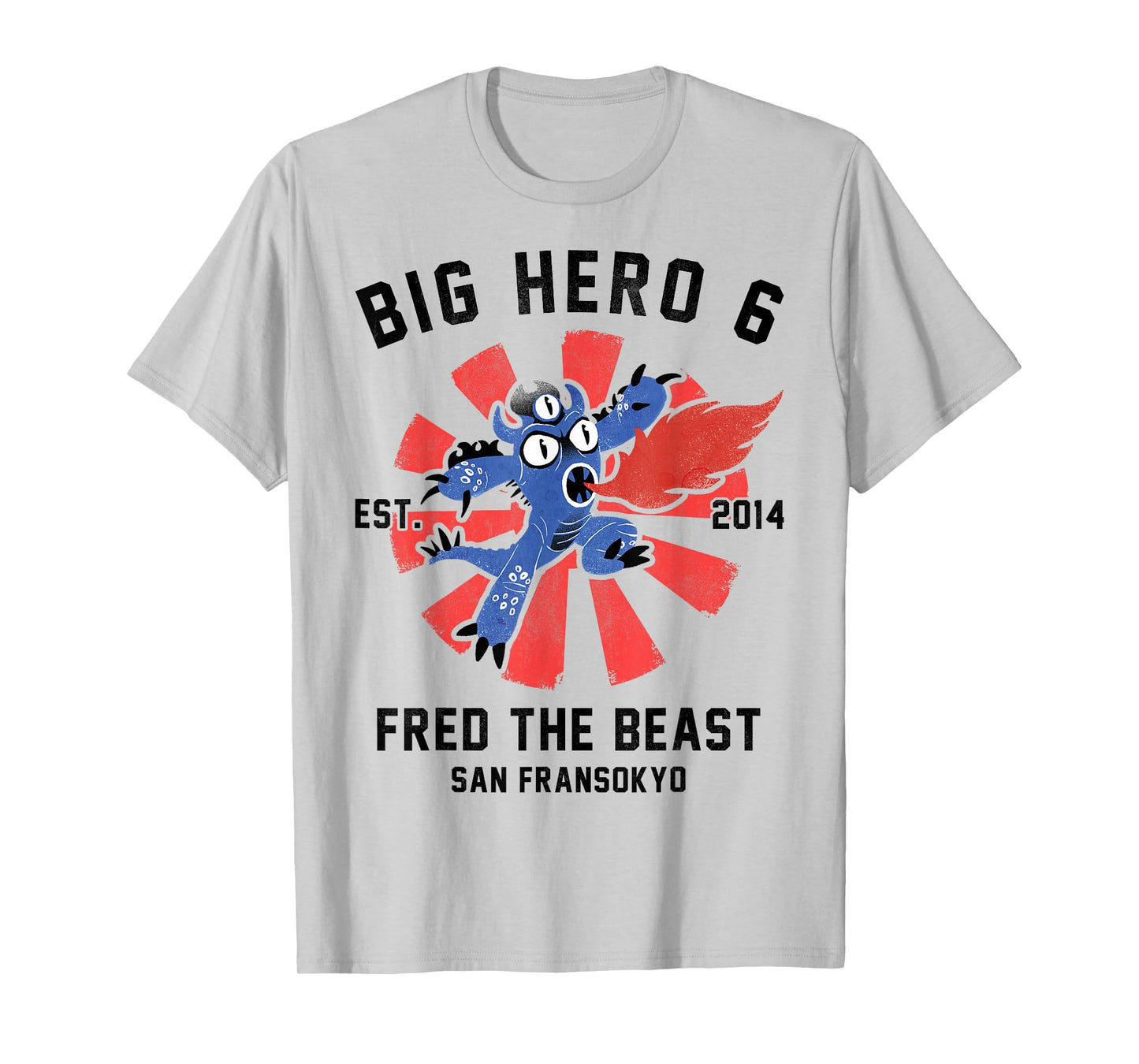 Disney Big Hero 6 Fred The Beast Poster Graphic T-Shirt T-Shirt