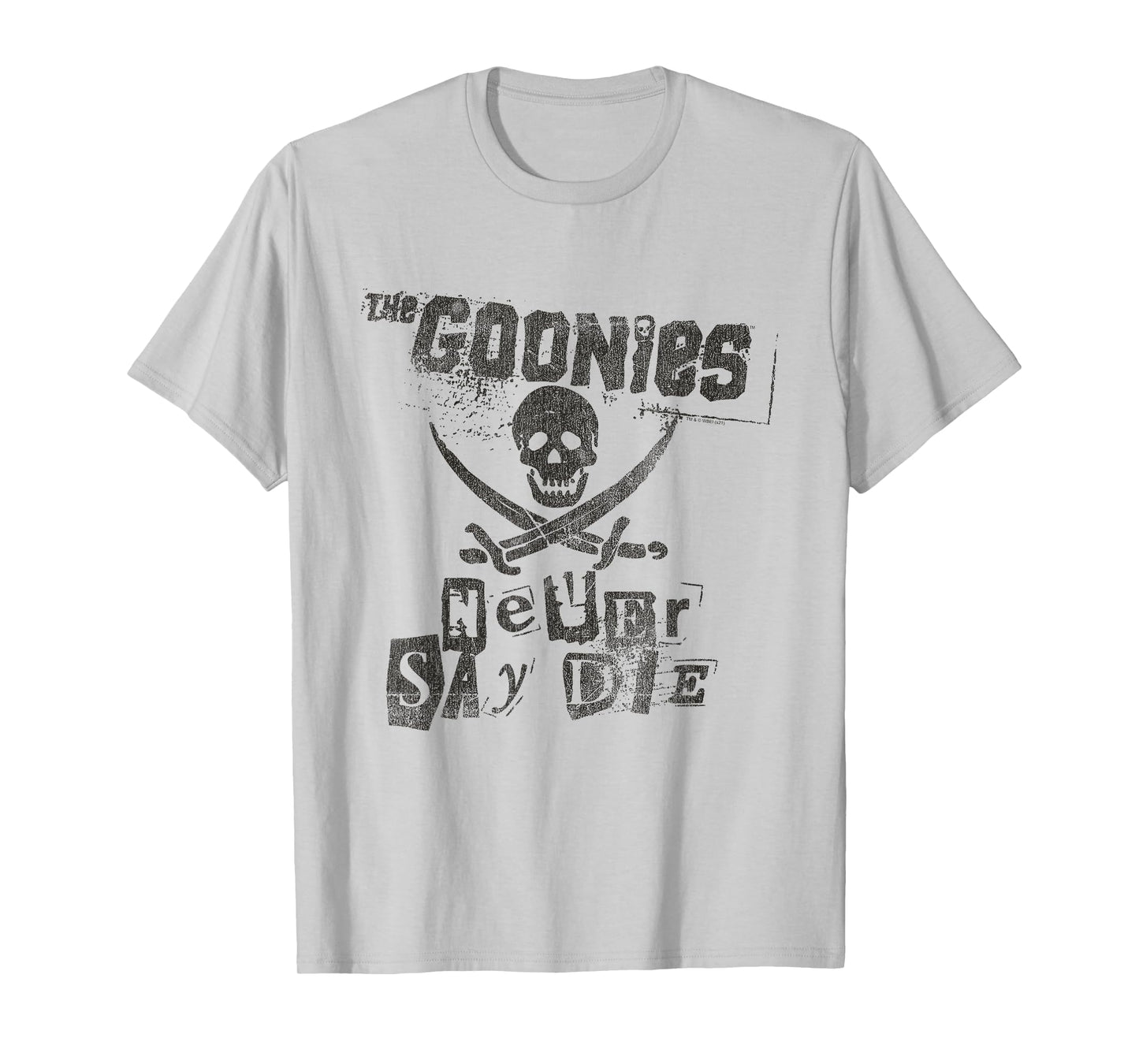 The Goonies Never Say Die Punk Letters Movie T-Shirt