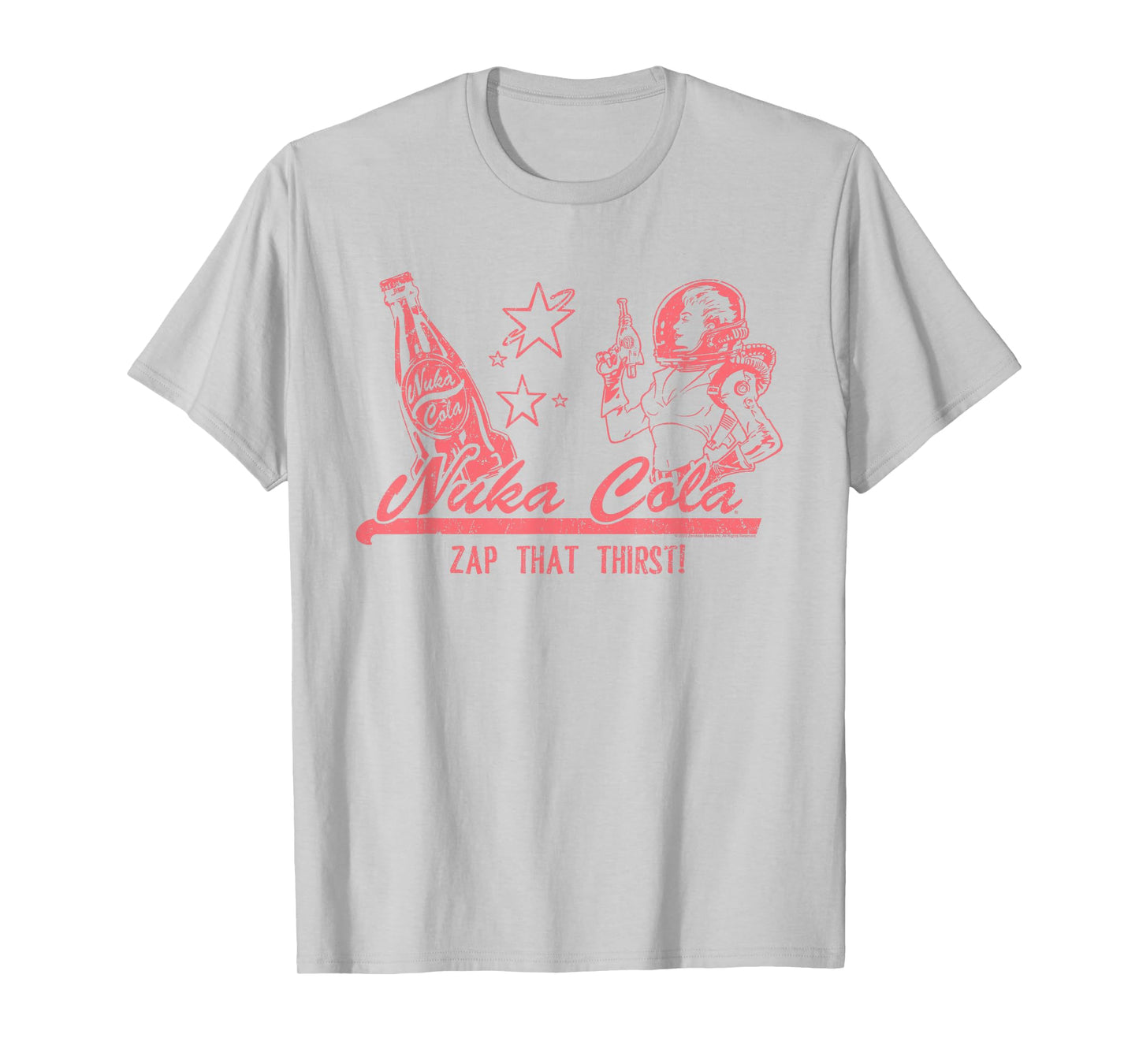 Fallout Video Game Zap That Thirst Nuka Cola Vintage Ad T-Shirt