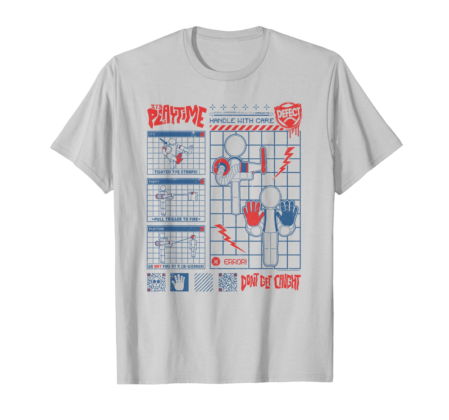 Poppy Playtime It's Playtime Player Instruction Manual T-Shirt