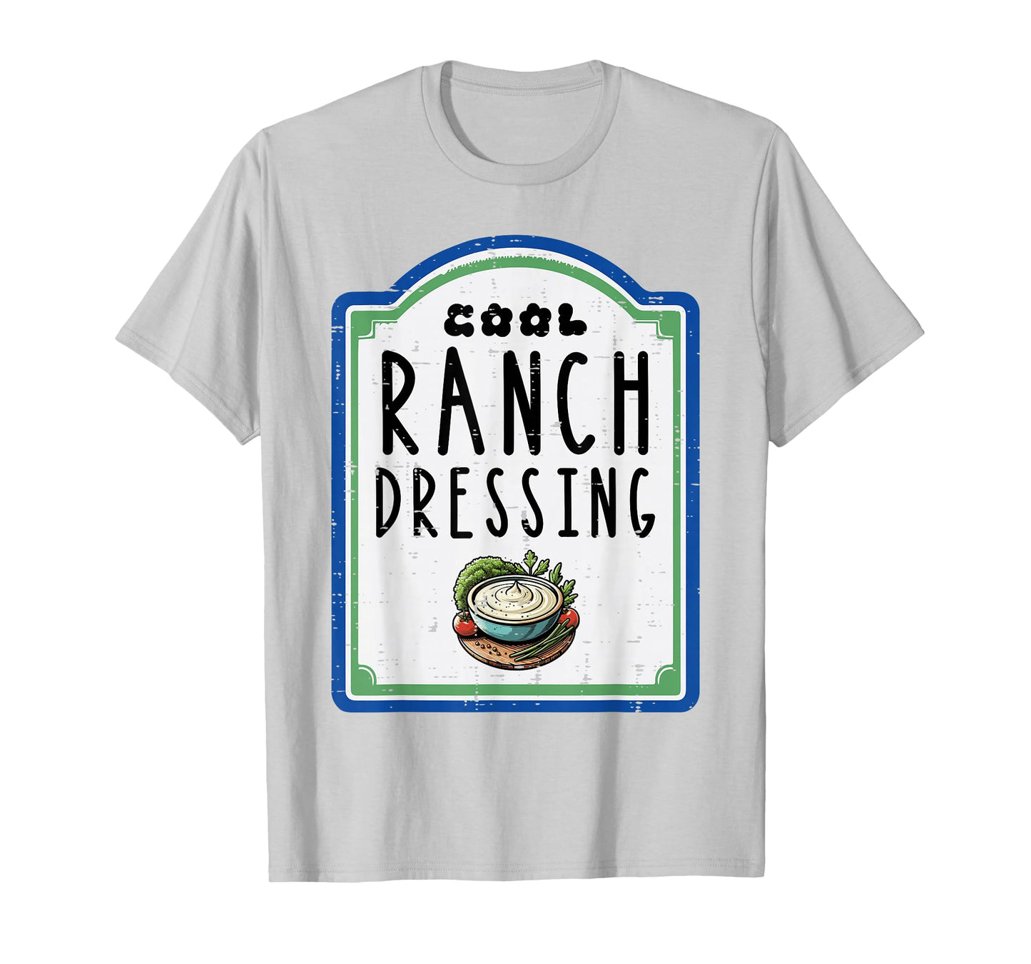Halloween Ranch Dressing Funny Food Costume Men Women Kids T-Shirt