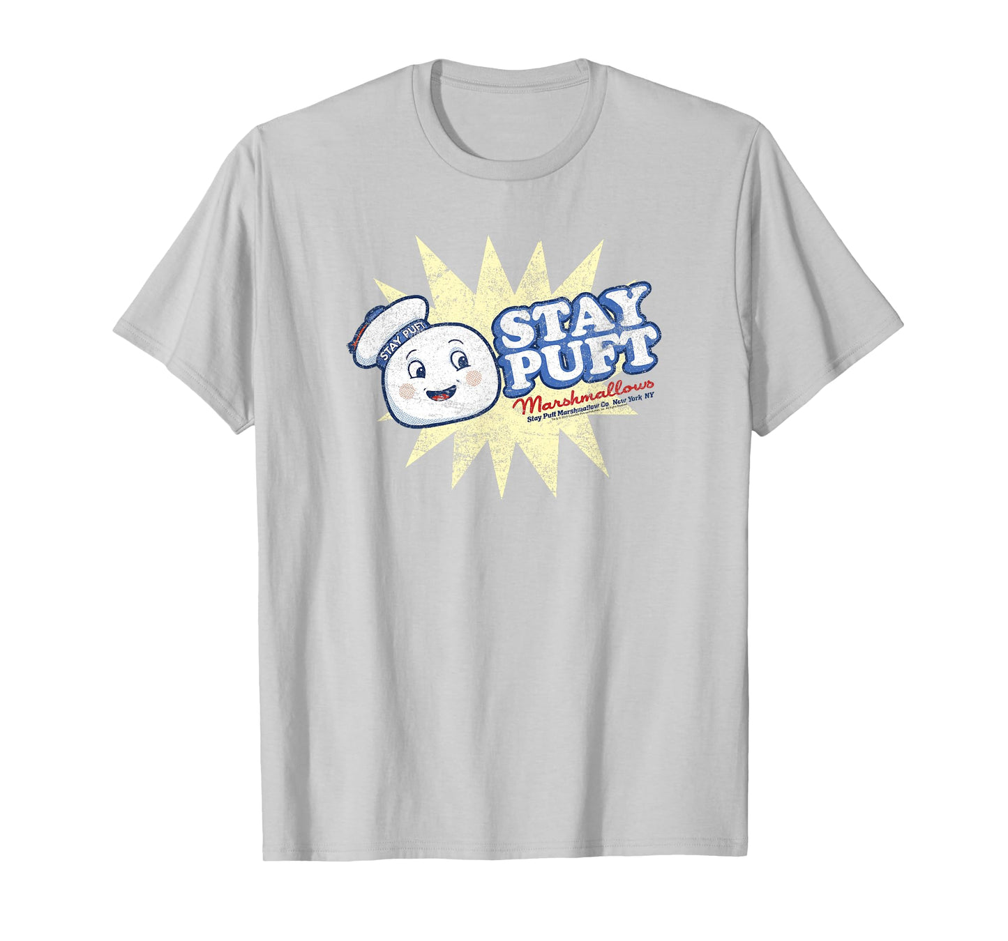 Ghostbusters Vintage Marshmallow Man Poster T-Shirt