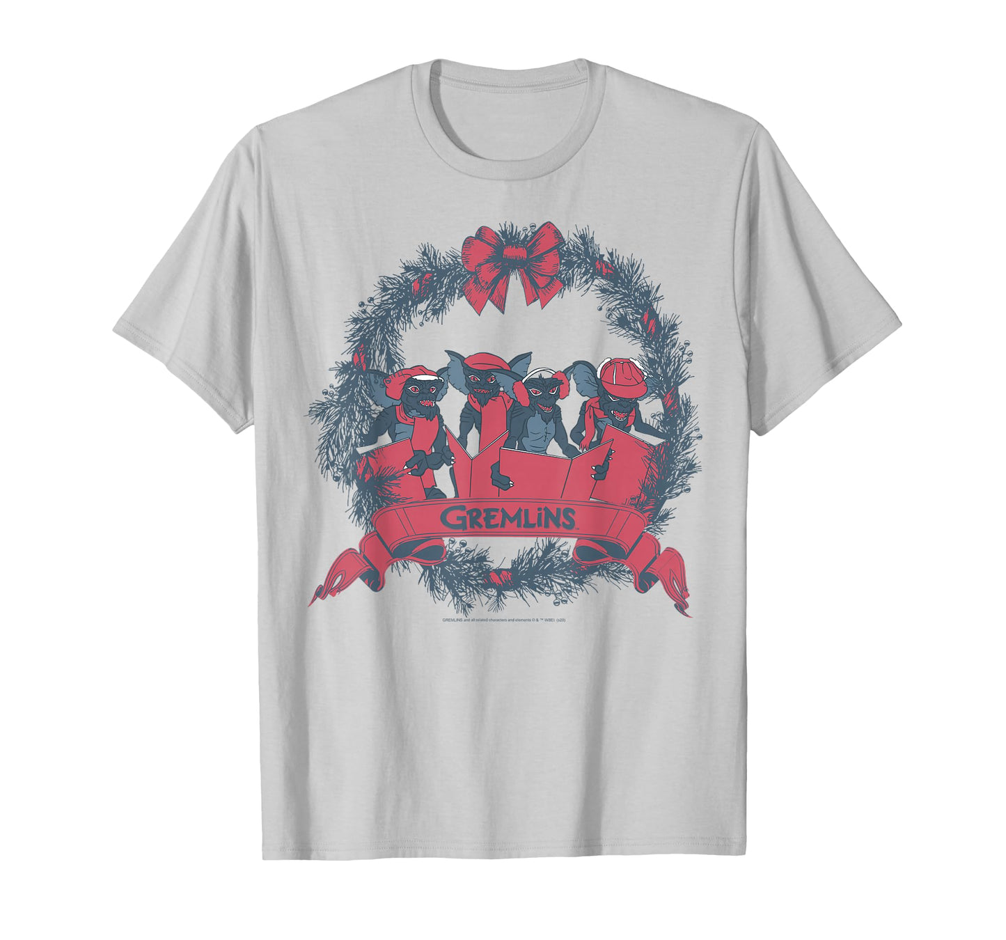 Gremlins Christmas Wreath Group Shot T-Shirt