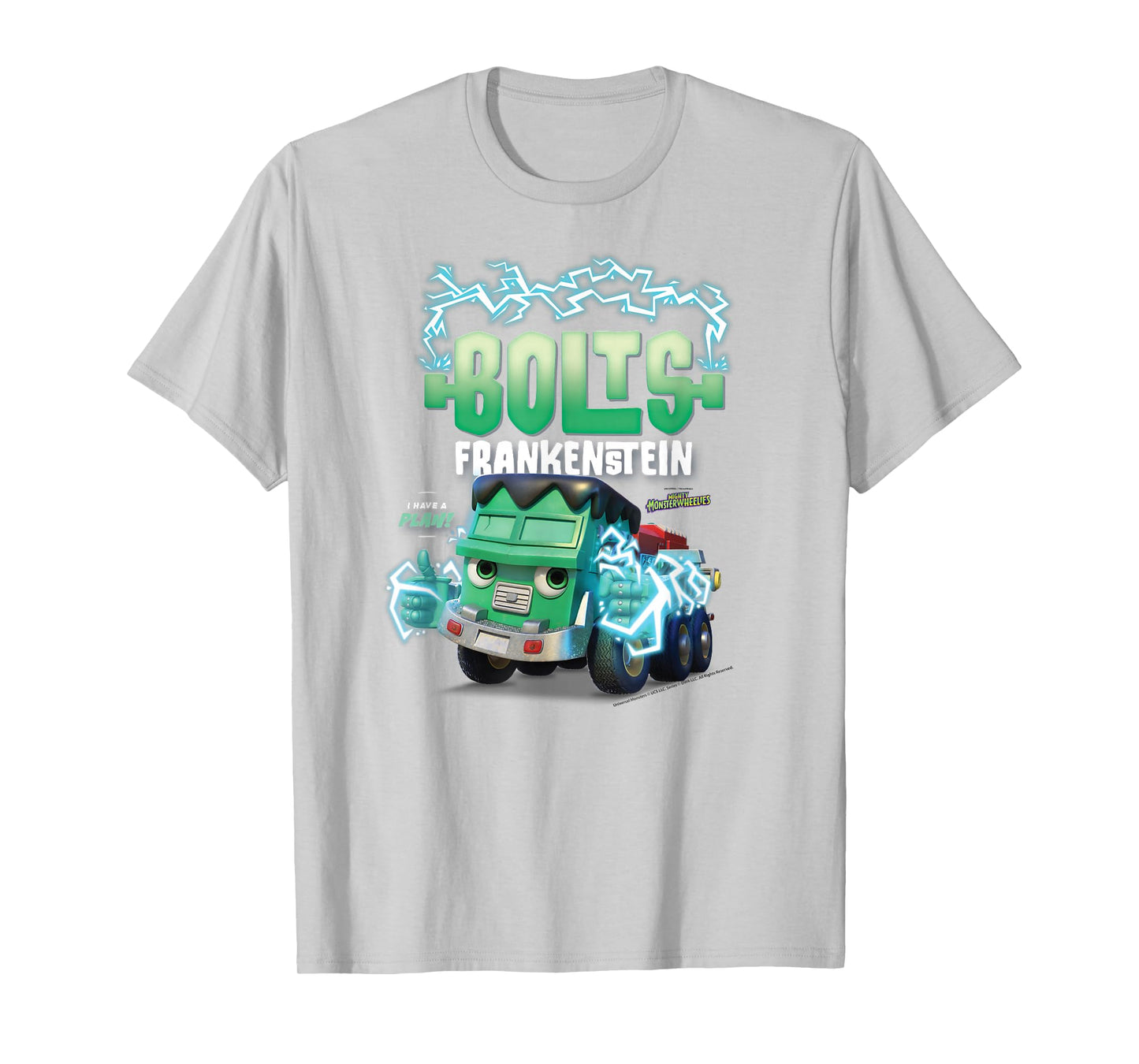 DreamWorks Mighty MonsterWheelies Bolts Frankenstein T-Shirt