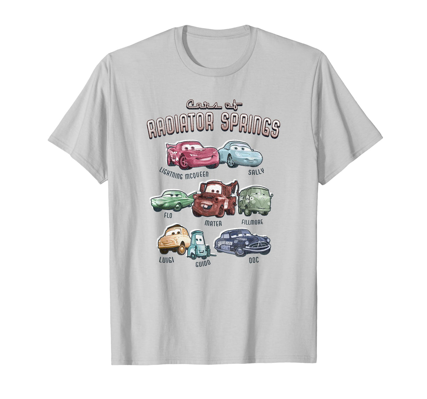 Disney Pixar Cars Cast of Radiator Springs T-Shirt Small