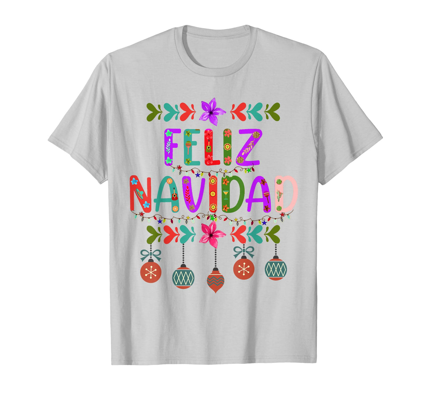 Feliz Navidad Matching Family Spanish Christmas Mexican Xmas T-Shirt