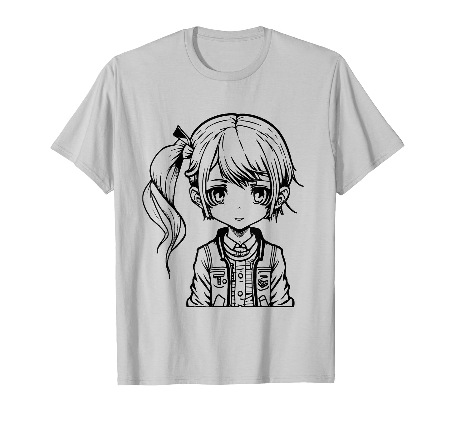 Coloring anime girl and painting them yourself T-Shirt