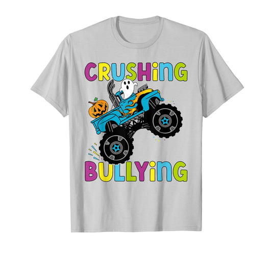 Crushing Bullying Unity Day Halloween Orange Kids Men Women T-Shirt