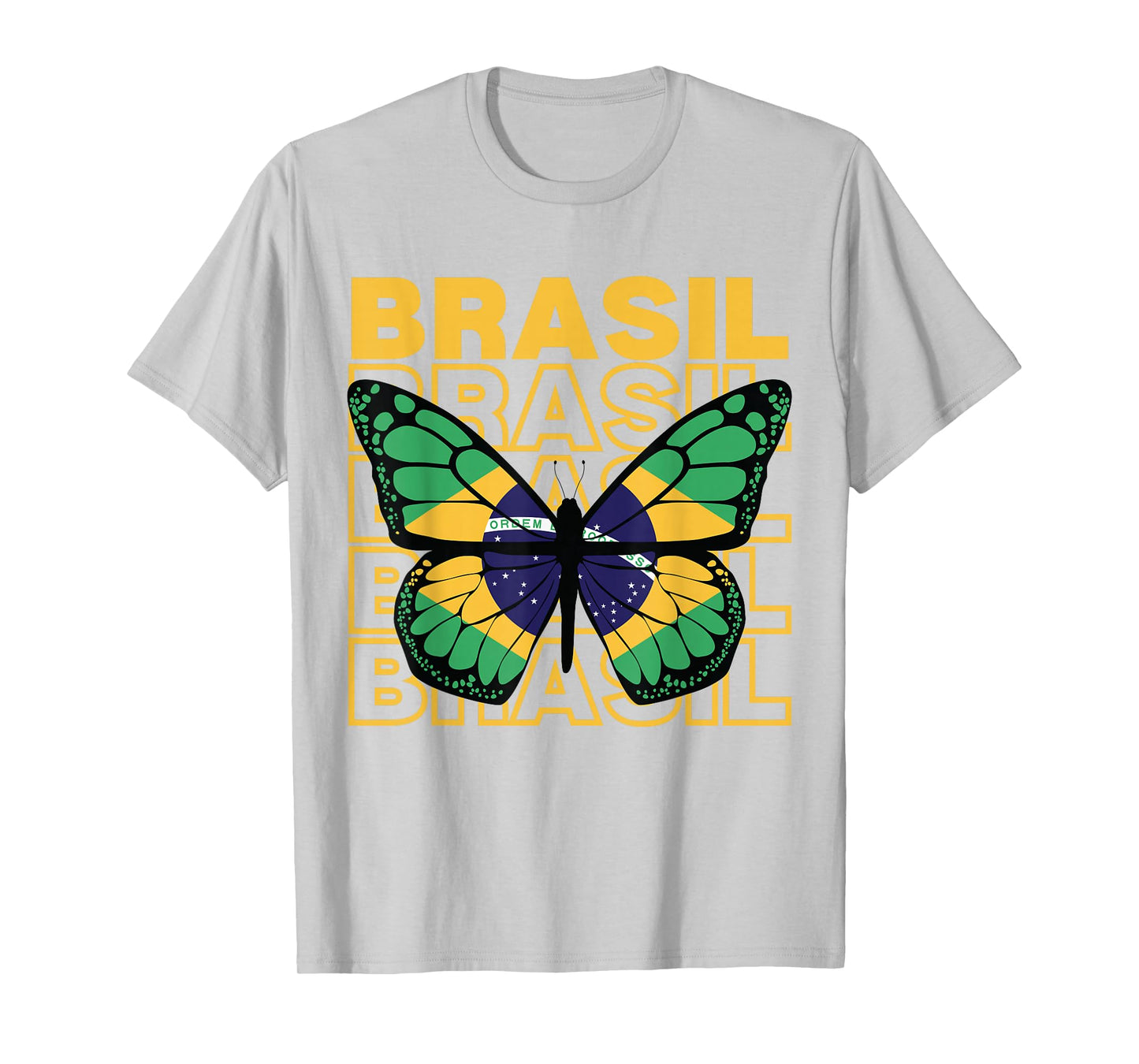 Brazil Butterfly, Brazilian Woman, Brazilian Girl, Brasil T-Shirt