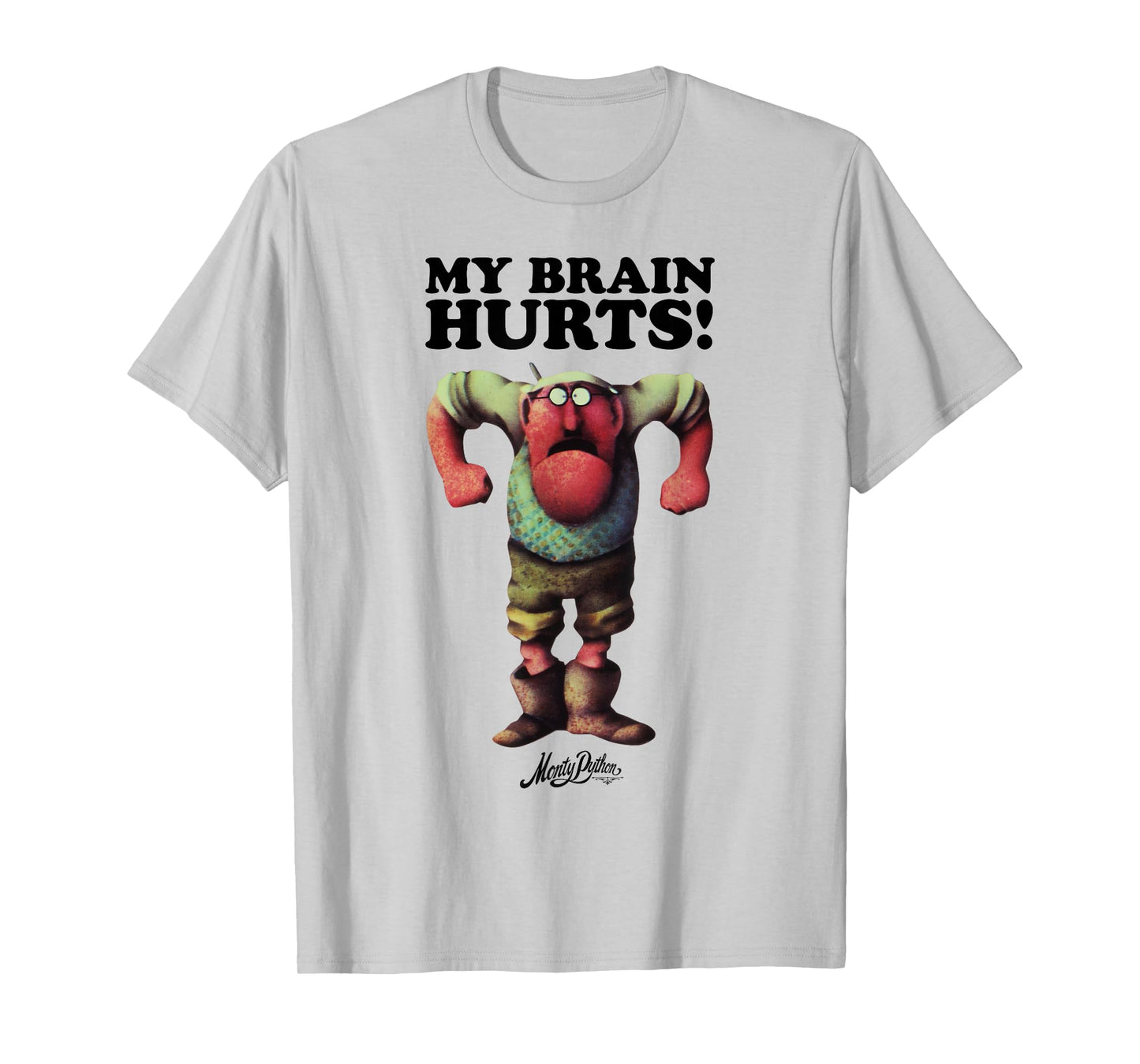 Monty Python Official Gumby My Brain Hurts T-Shirt