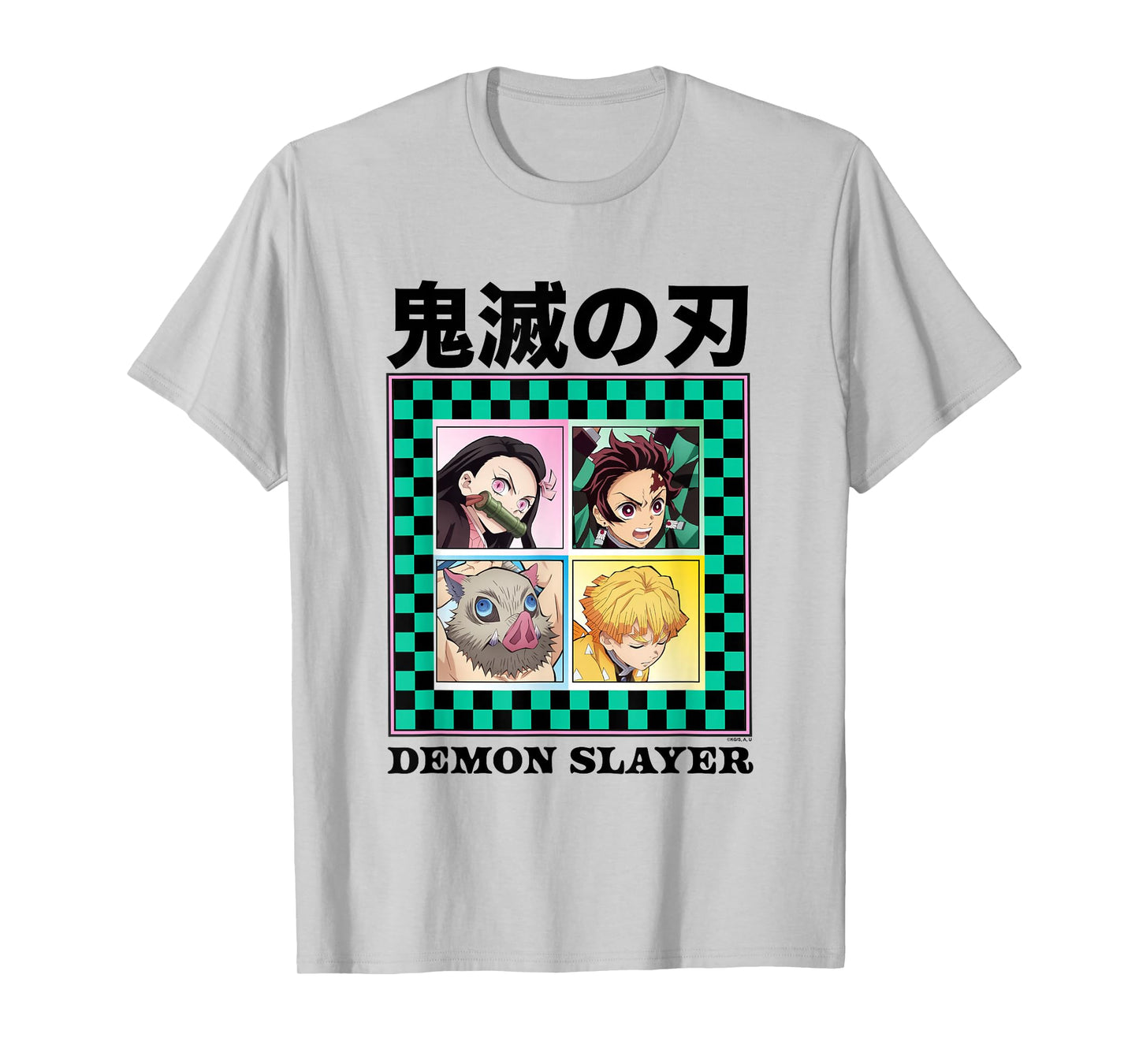 Demon Slayer: Kimetsu no Yaiba Tanjiro Nezuko Zenitsu Faces T-Shirt