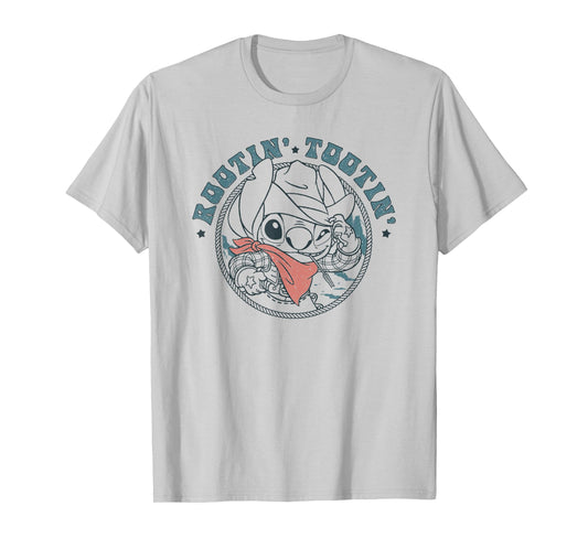 Disney Lilo & Stitch Rootin' Tootin' Cowboy Stitch Vintage T-Shirt