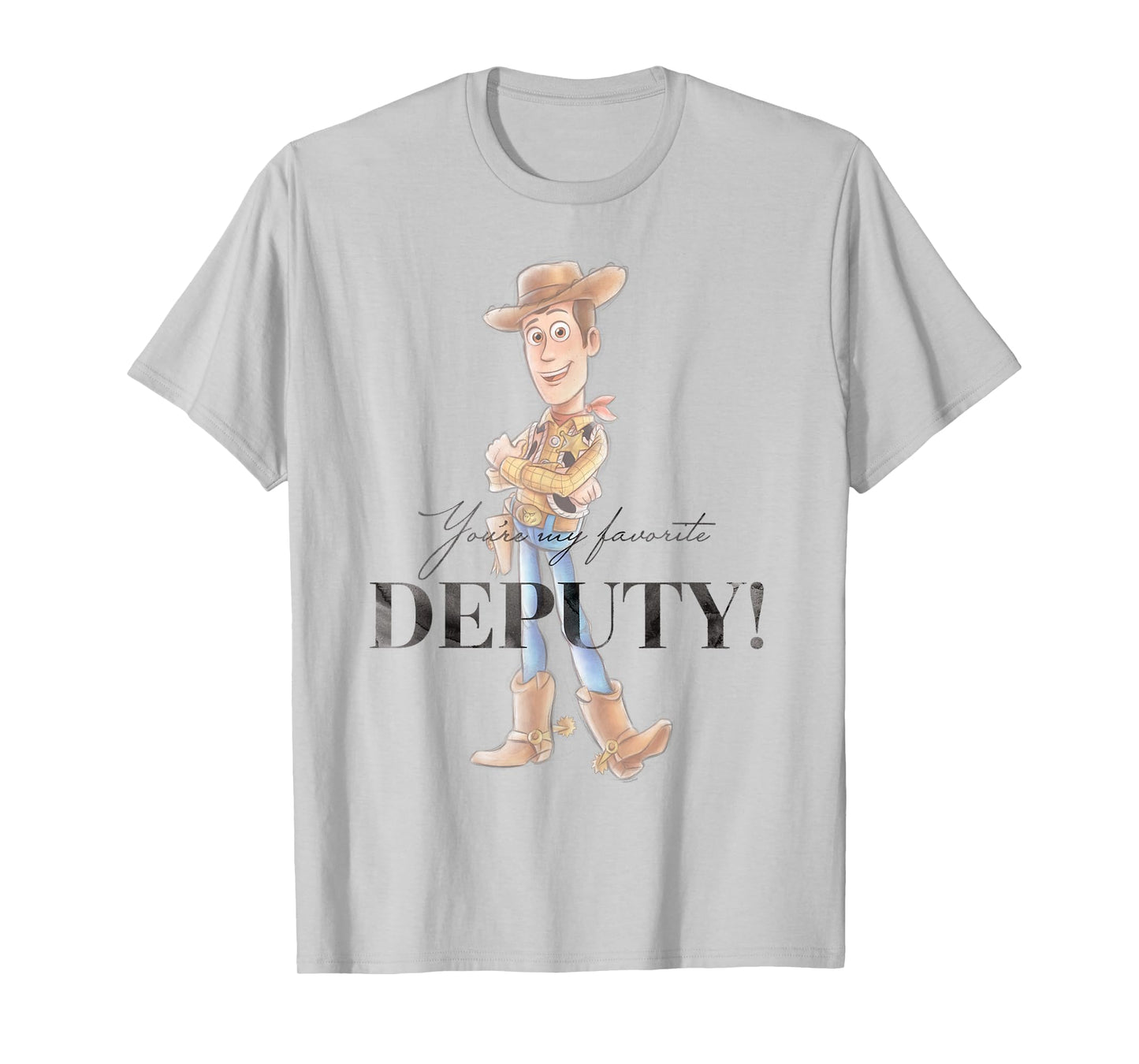 Disney 100 and Pixar's Toy Story Woody My Favorite Deputy T-Shirt