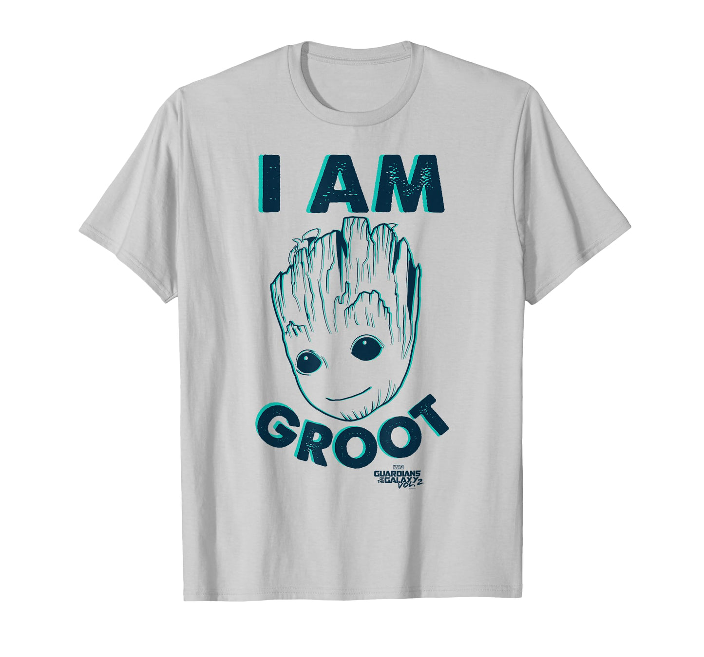 Marvel Guardians of The Galaxy Vol 2 Baby Groot Neon Sketch T-Shirt