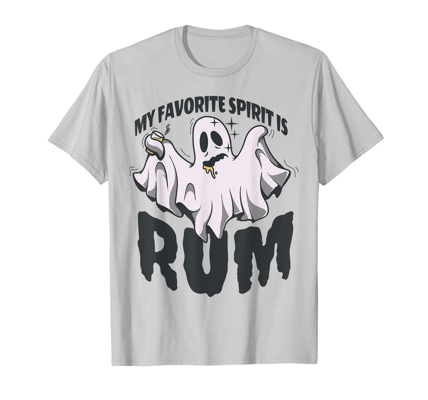 My Favorite Spirit Is Rum Funny Halloween T-Shirt