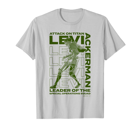 Attack on Titan The Captain Levi Ackerman Epic Big Portrait T-Shirt