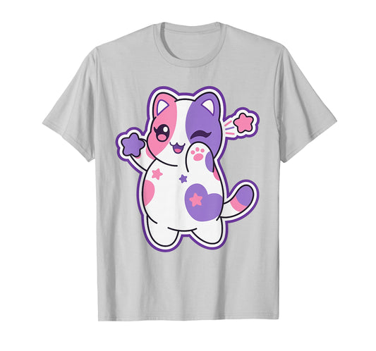 Meemeow Cats Plush Squishy Birthday Decorations T-Shirt