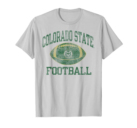 Colorado State Rams Football Intensity Vintage White T-Shirt
