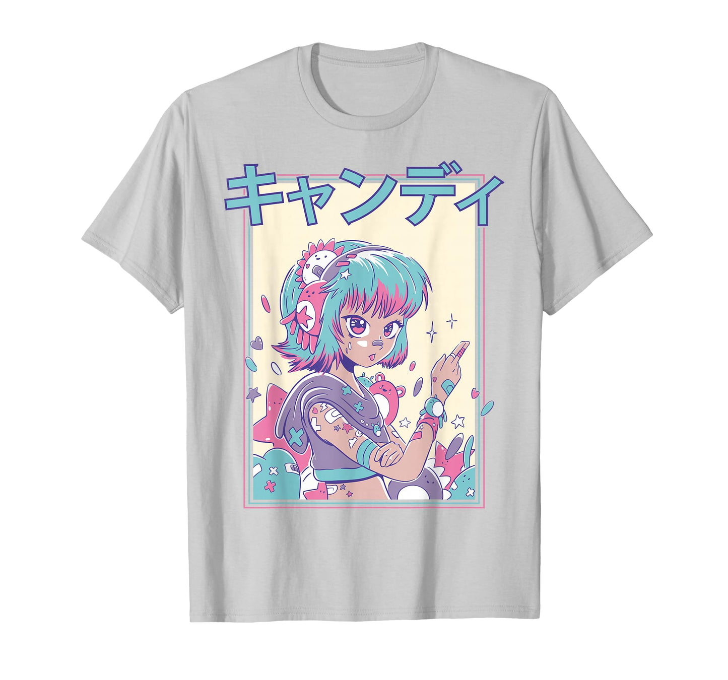 Candycore Girl Cute Pink Pastel Kawaii Anime Aesthetic #12 T-Shirt