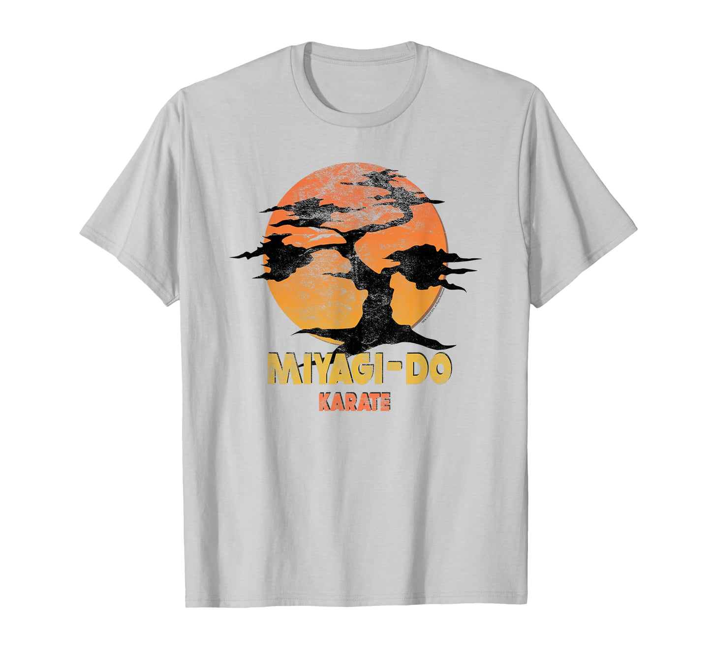 The Karate Kid Miyagi-Do Sunset Tree Logo Movie T-Shirt