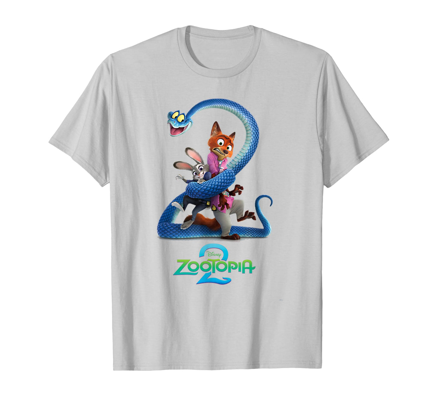 Disney Zootopia 2 Funny Group Shot Movie Poster T-Shirt