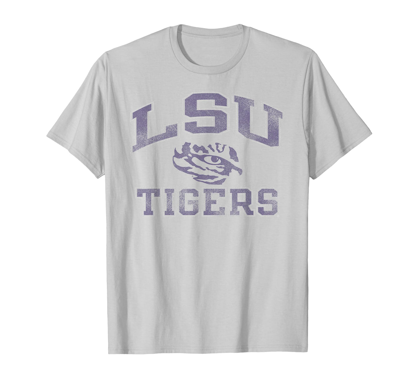 LSU Tigers Vintage Worn Gray Officially Licensed T-Shirt