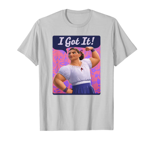 Disney Encanto Luisa I Got It Floral Poster T-Shirt Small