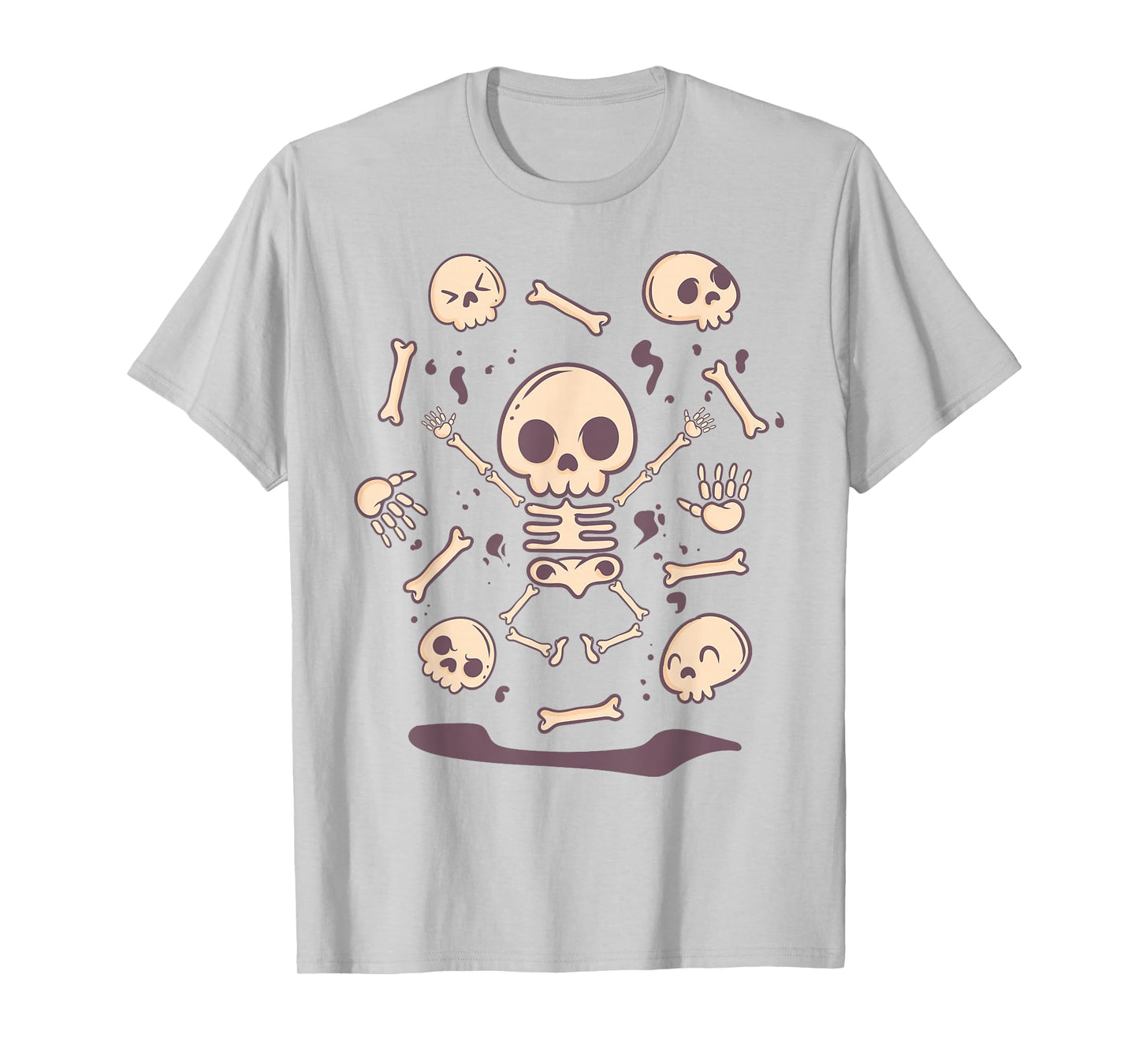 Skull Skeleton - Cute Pastel Goth Kawaii Anime Japanese T-Shirt