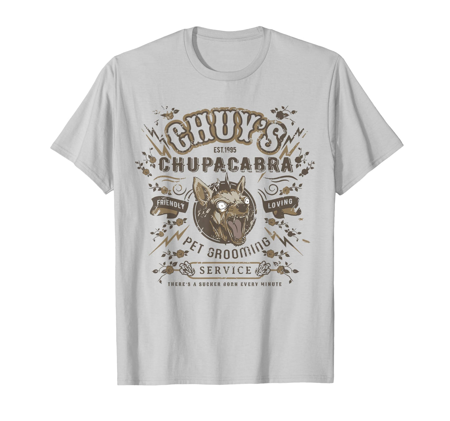 El Chupacabra Gift Shirts & Hoodies Unisex-Adults, Kids Grey T-Shirt Small
