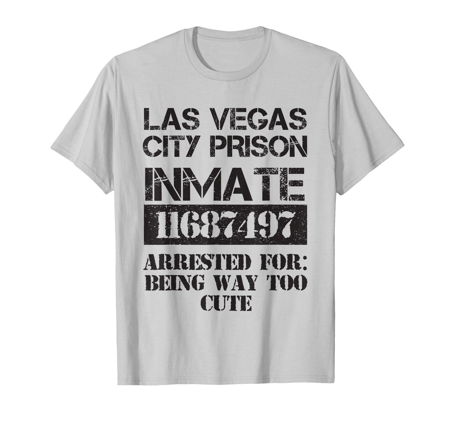 Funny Halloween Las Vegas City Prisoner Costume T-Shirt