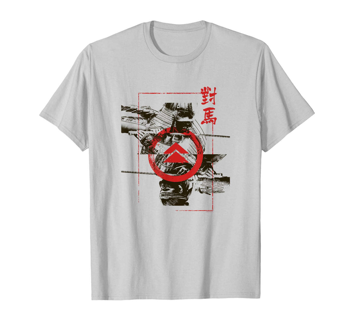 Ghost of Tsushima Mirrored Graphic with Crest T-Shirt