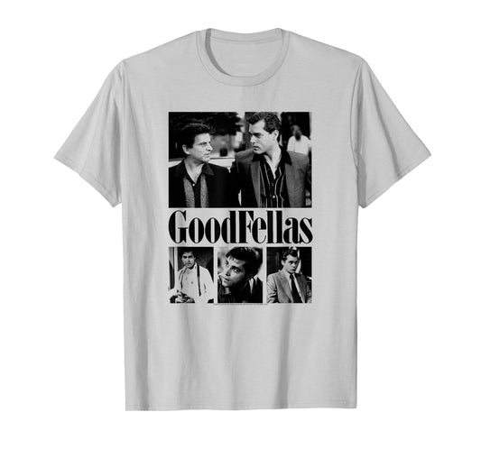 Goodfellas Black and White Collage Scenes Movie T-Shirt