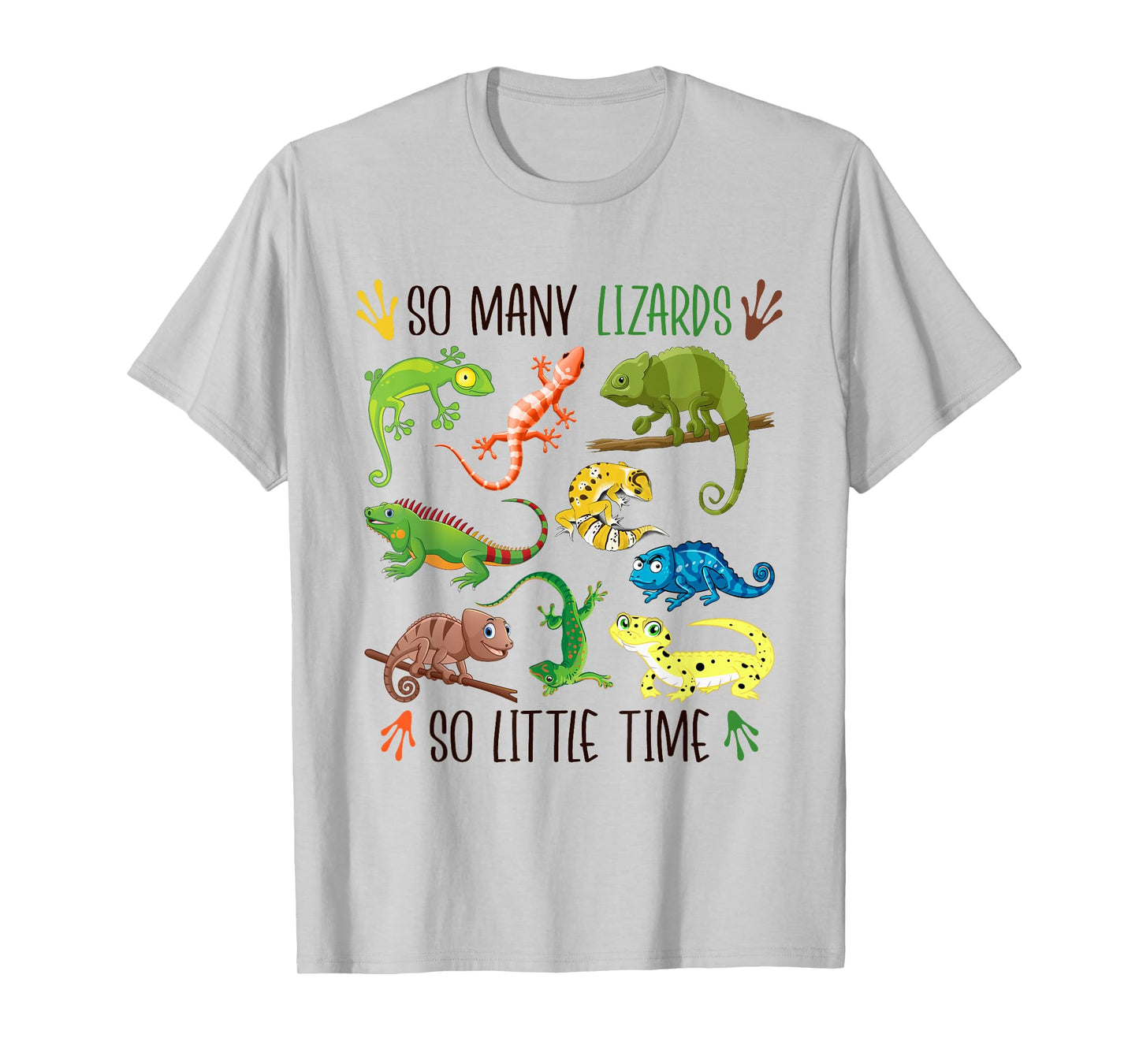 So Many Lizards So Little Time Funny Lizards Reptile Lover T-Shirt