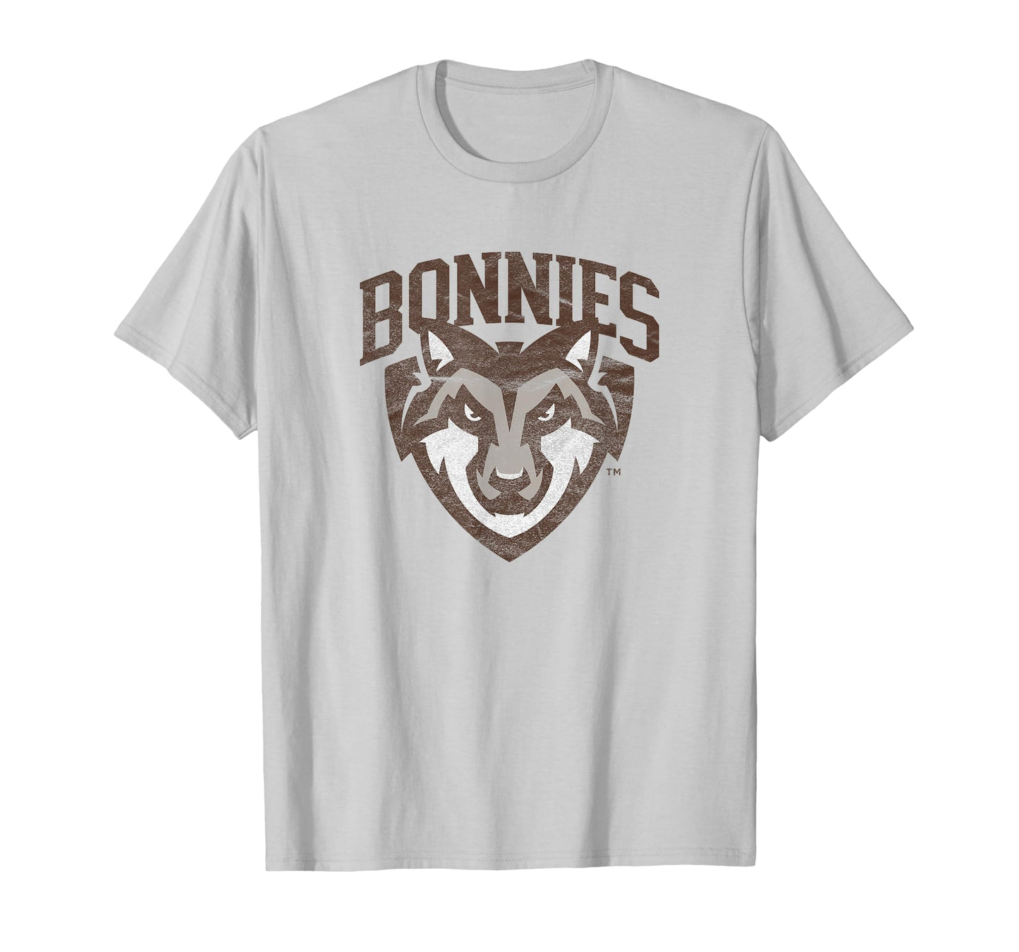 St. Bonaventure University Bonnies Primary Logo Distressed T-Shirt