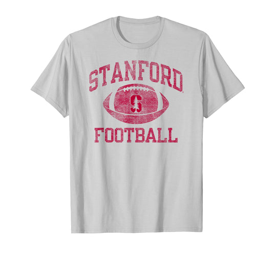 Stanford Cardinal Football Intensity Vintage White T-Shirt