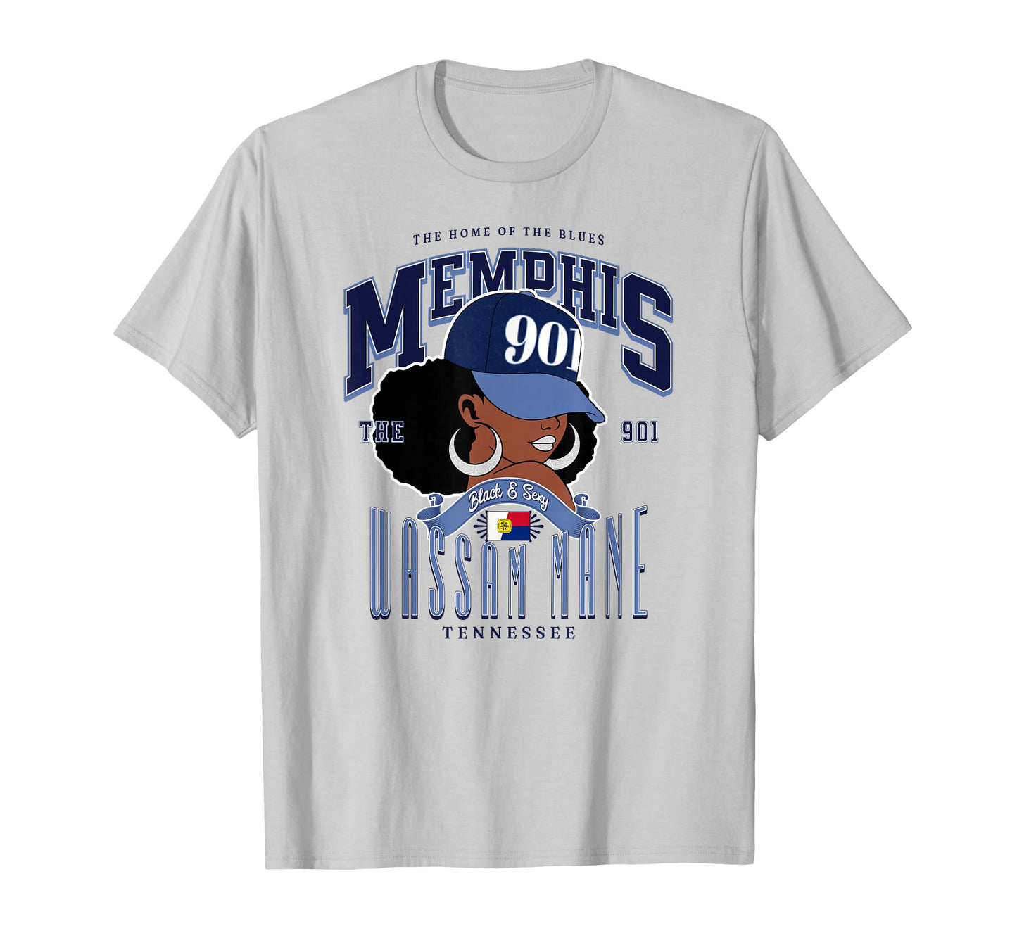 901 Area Code Memphis TN Unapologetically Melanated T-Shirt