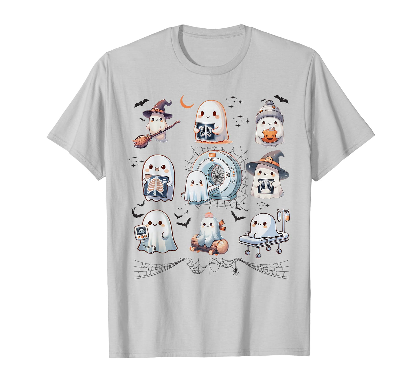 Halloween Radiology Crew X-Ray Tech Ghosts Rad Tech MRI T-Shirt
