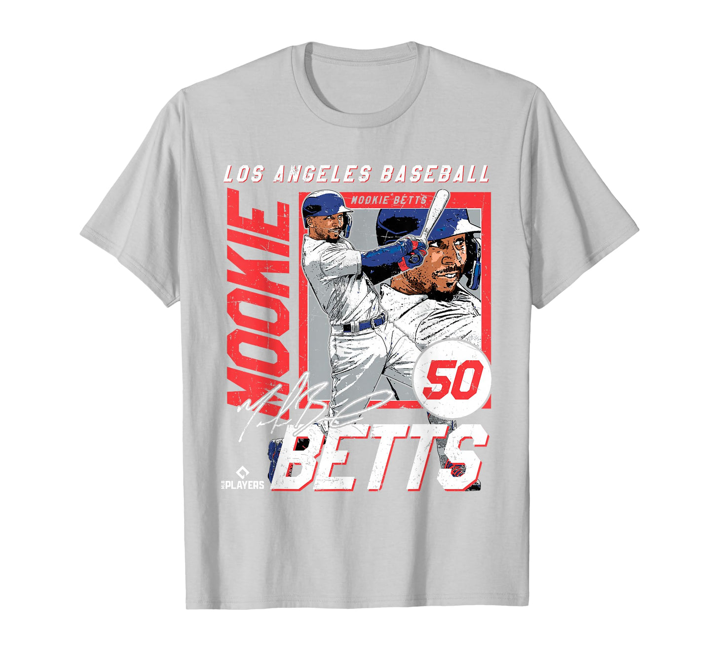Mookie Betts | Los Angeles MLB Baseball Players| MLBMKB201M T-Shirt