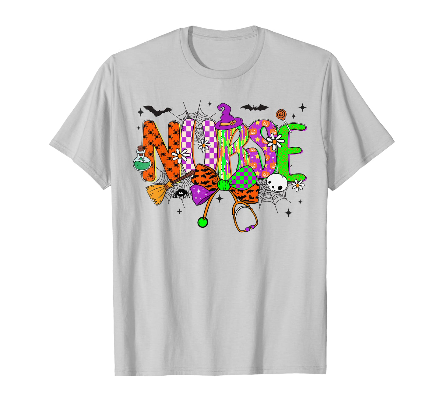 HUGvyn Halloween: Preppy Nurse Boo Boo Crew Spooky Nurse ER T-Shirt