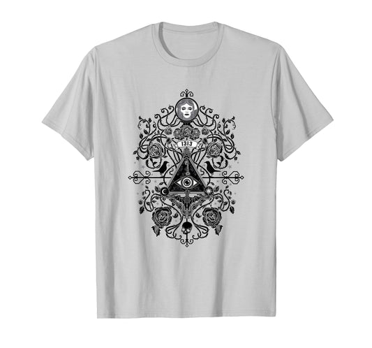 The Haunted Mansion 1313 Disneyland DR All Seeing Eye Symbol T-Shirt