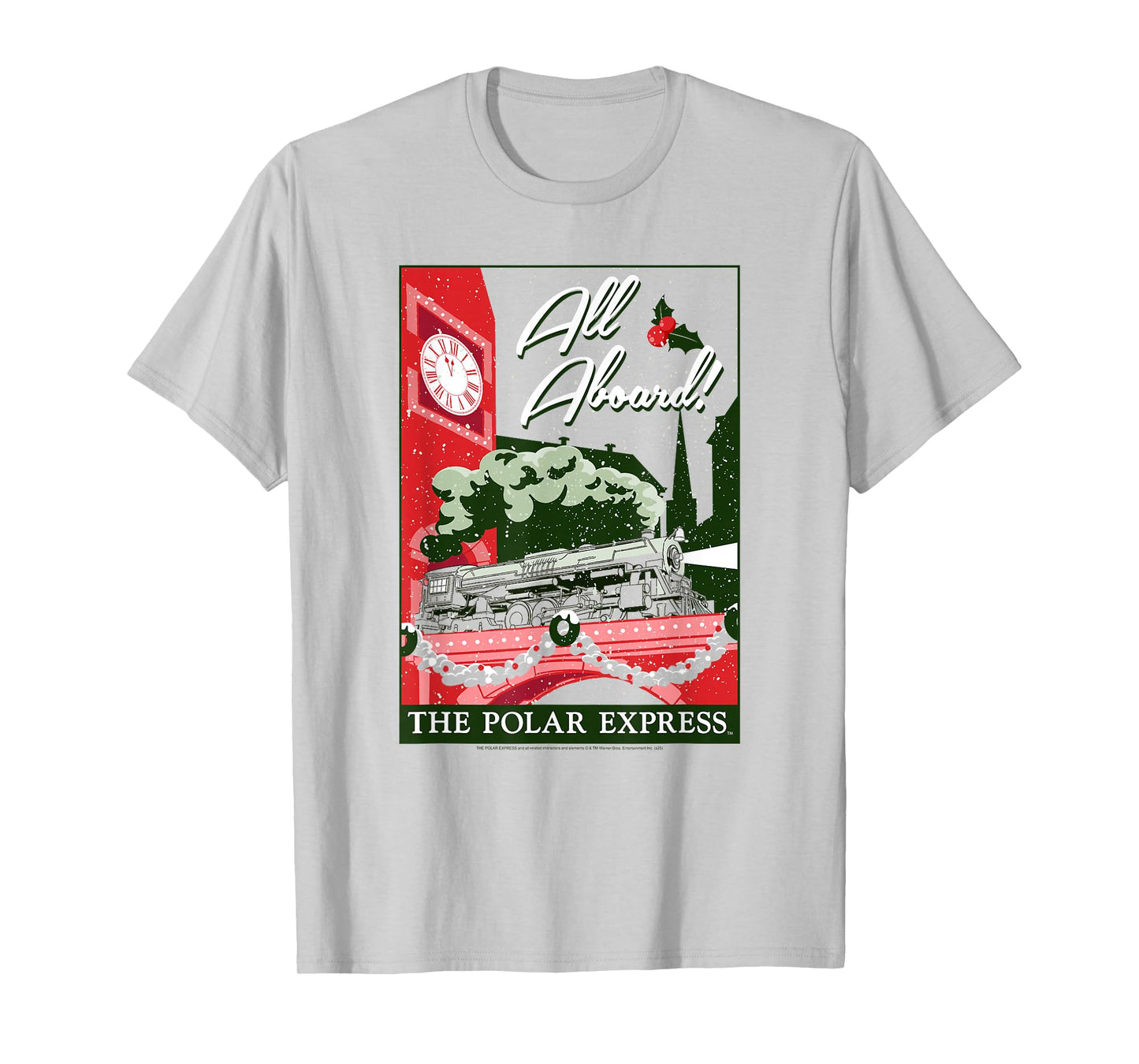 Polar Express Vintage Postcard Retro Christmas Holiday T-Shirt